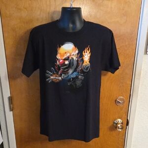 NWT Harley-Davidson Fiery Clown Shallotte NC Shirt Size Medium
